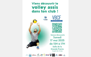 VOLLEY ASSIS Samedi 17 mai de 13h à 17h