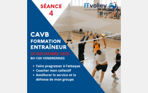 CAVB Formation entraîneur SEANCE 4